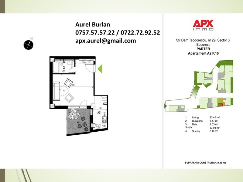 Decebal, Piata Alba Iulia, imobil 2026 de 4 etaje, lift, ct, parcare, acte