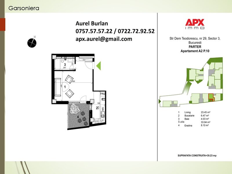 Decebal, imobil nou 2026, S+P+4 Et., parcare, centrala termica.